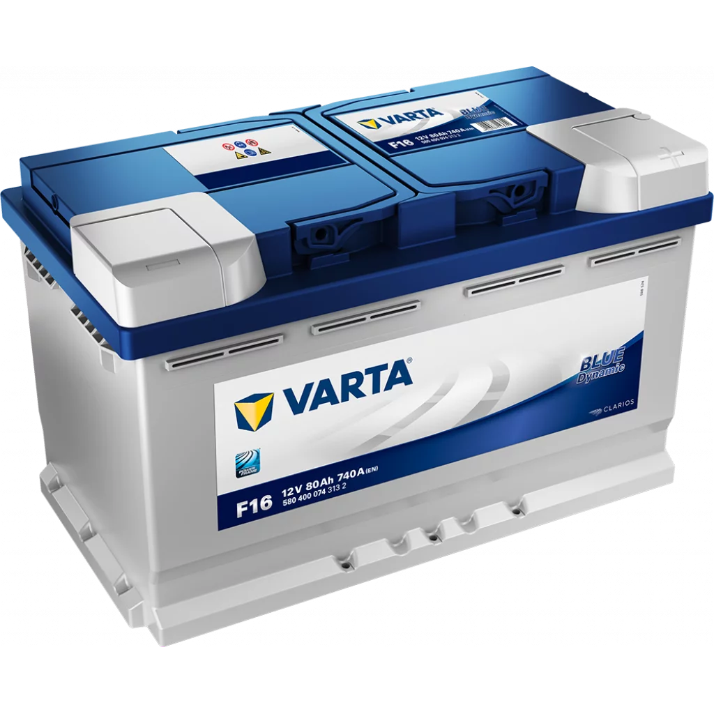 VARTA F16 Blue Dynamic Batteri 12V 80AH 740CCA (315x175x190mm) +höger