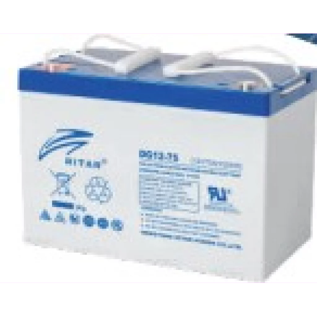 RITAR GEL Deep Cycle Batteri 12V 75AH (350x167x182mm) +vänster