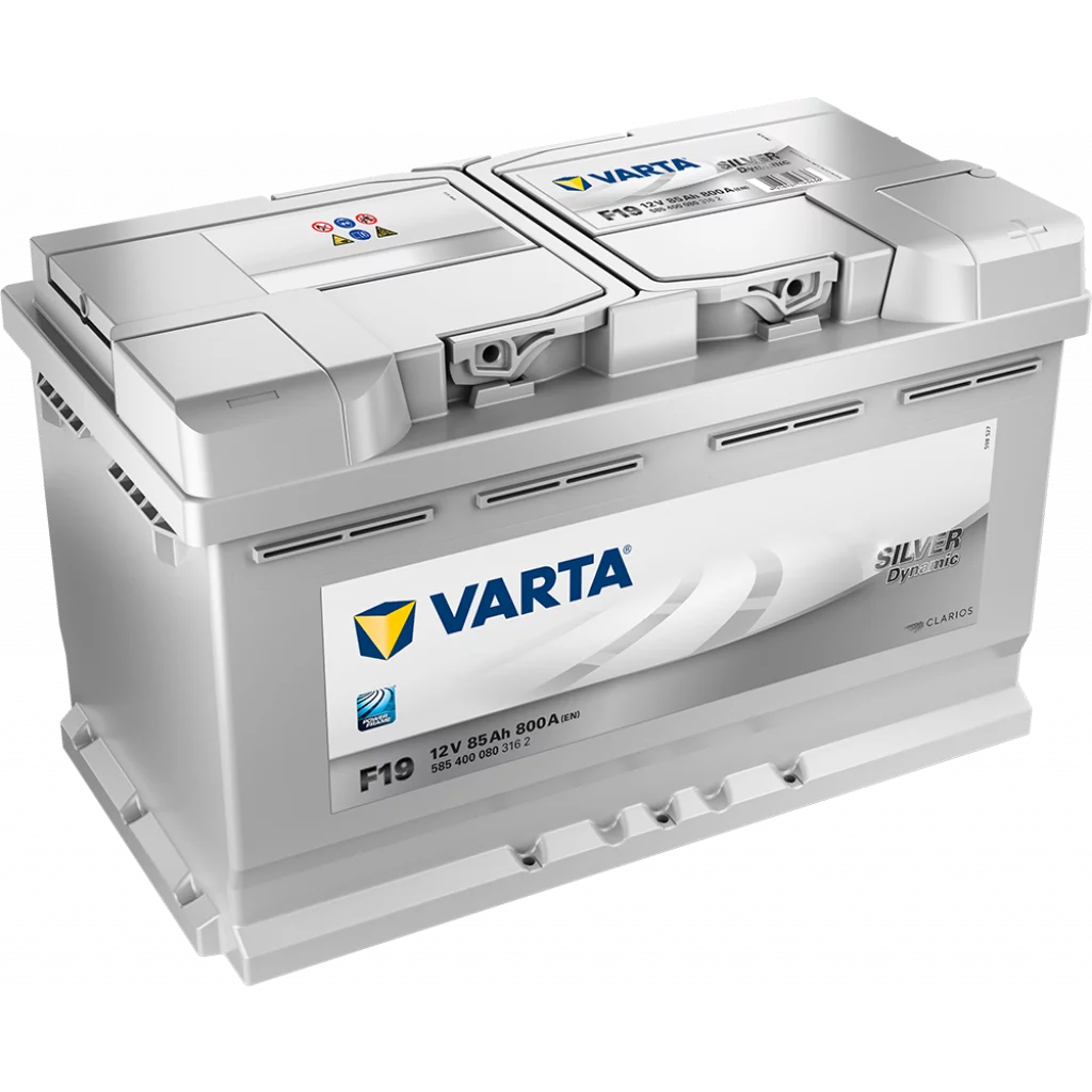 VARTA F19 Silver Dynamic Batteri 12V 85AH 800CCA (315x175x190/190mm) +höger