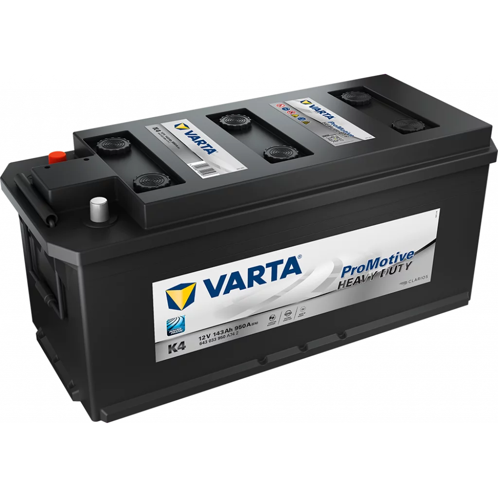 VARTA K4 Promotive Black Batteri 12V 143AH 950CCA (514x218x190/210mm) +vänster