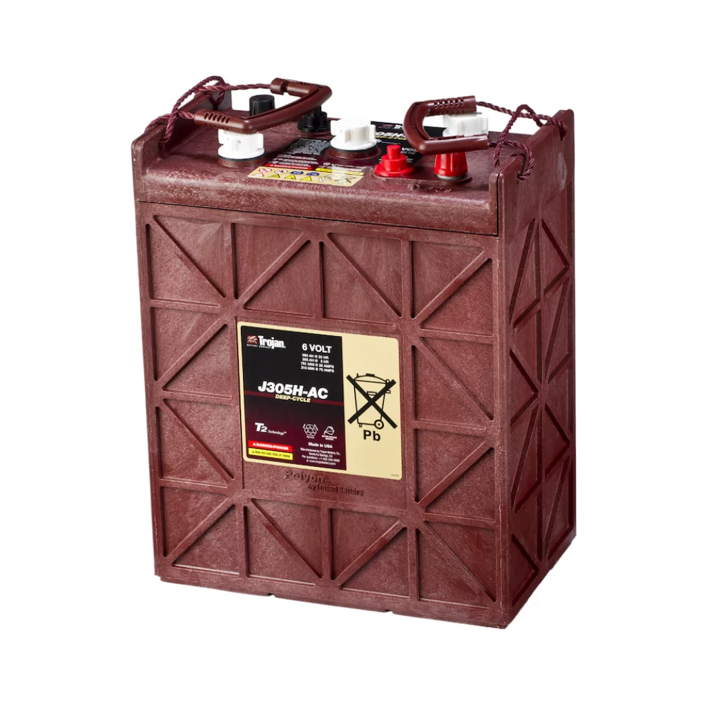TROJAN Deep Cycle Traktionsbatteri 6V 360AH (296x176x366mm) +diagonalt