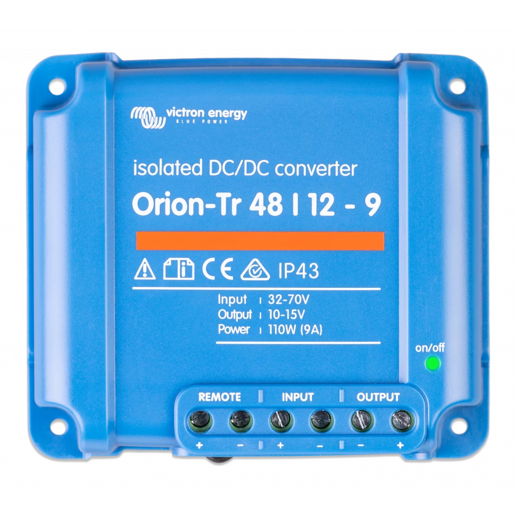 VICTRON Orion TR Omvandlare DC-DC 48>12V 9A (Galvaniskt isolerad)
