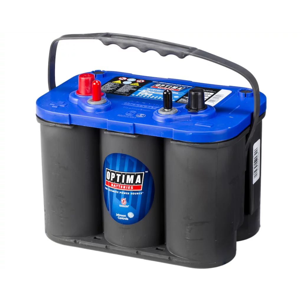OPTIMA AGM Blue Top 12V 50AH 815CCA (254x175x200mm) +vänster 8006-252