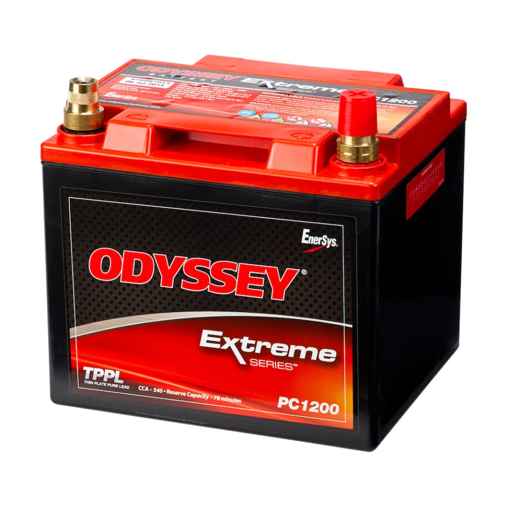 ODYSSEY PC1200 AGM Batteri 12V 42AH 540CCA (198x166x171mm) +höger
