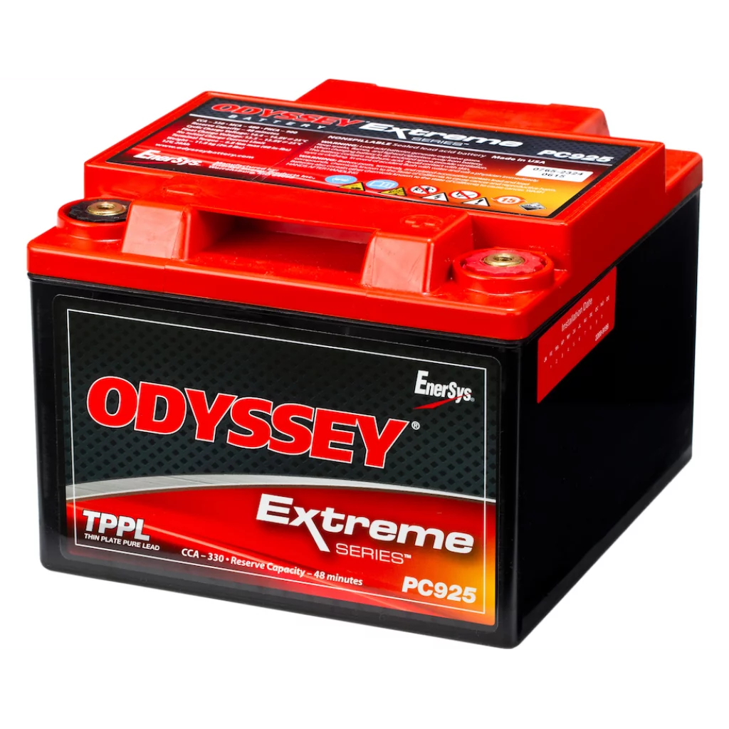 ODYSSEY PC925 AGM Batteri 12V 28AH 330CCA (169x179x128mm) +höger