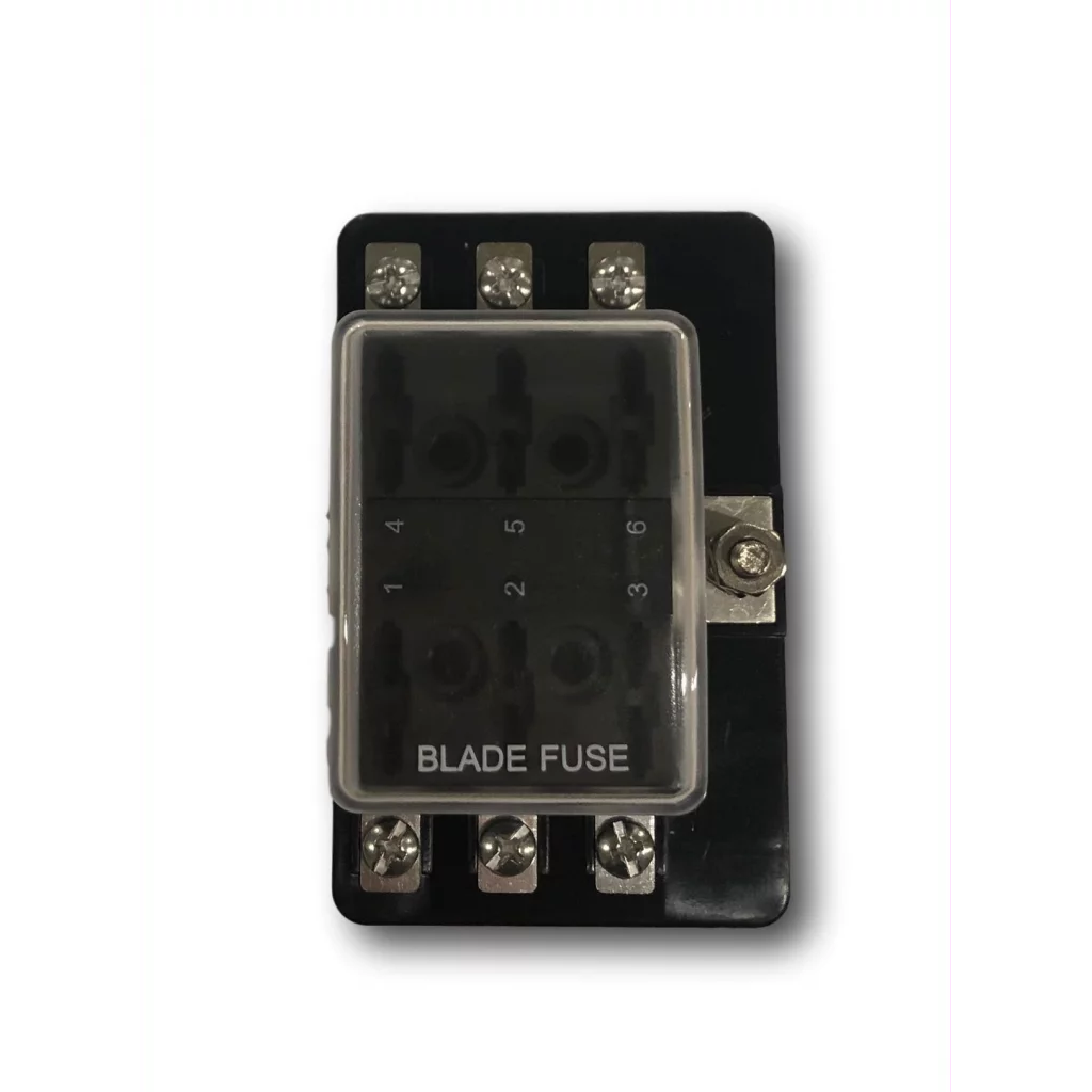 Säkringshållare 1-in och 6-ut, max 32V 150A (SB-TR6B)