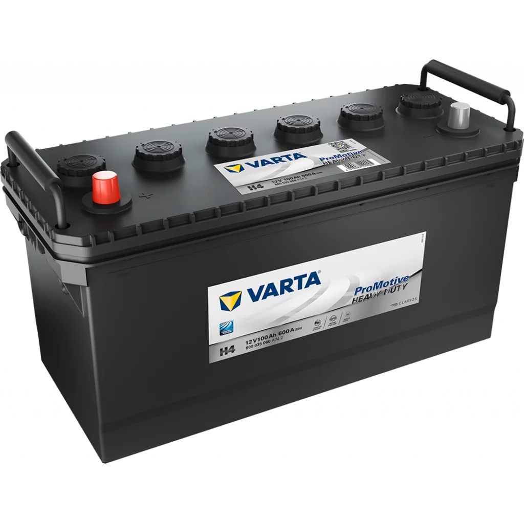 VARTA H4 Promotive HD Batteri 12V 100AH 600CCA (413x175x200/220mm) +vänster