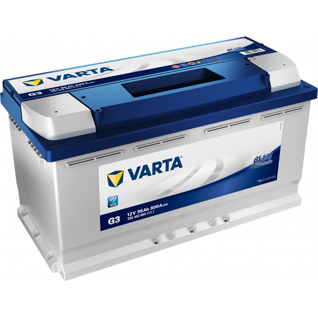 VARTA G3 Blue Dynamic Batteri 12V 95AH 800CCA (353x175x190/190mm) +höger