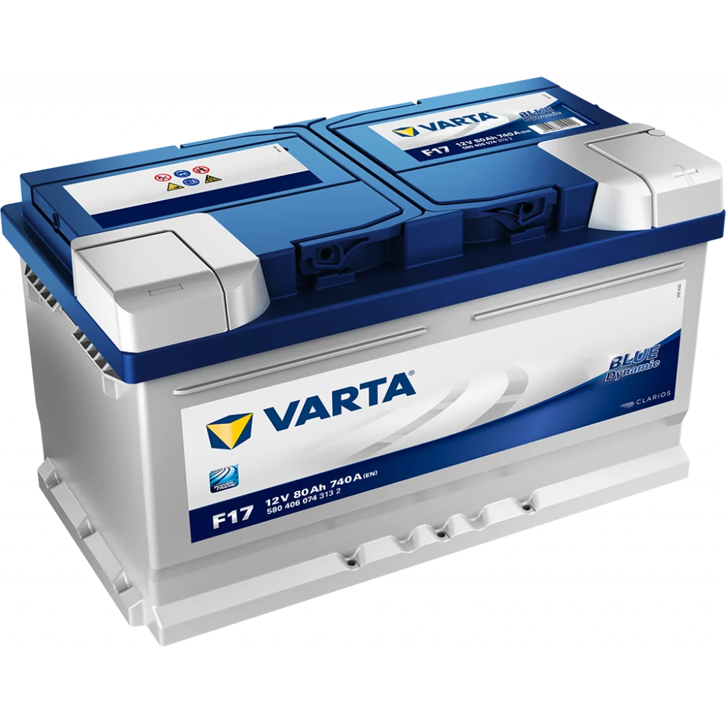 VARTA F17 Blue Dynamic Batteri 12V 80AH 740CCA (315x175x175/175mm) +höger