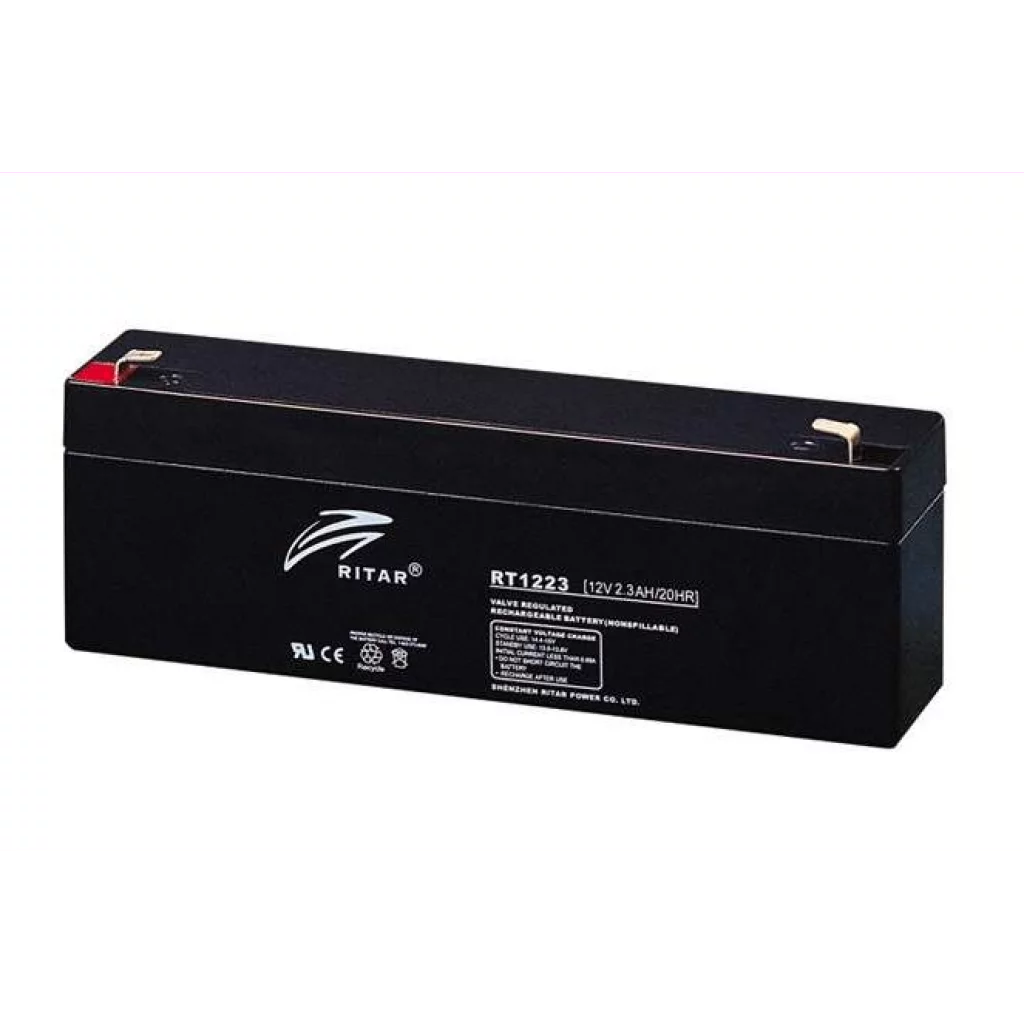 RITAR AGM Batteri 12V 2,3AH (178x35x61mm) F1