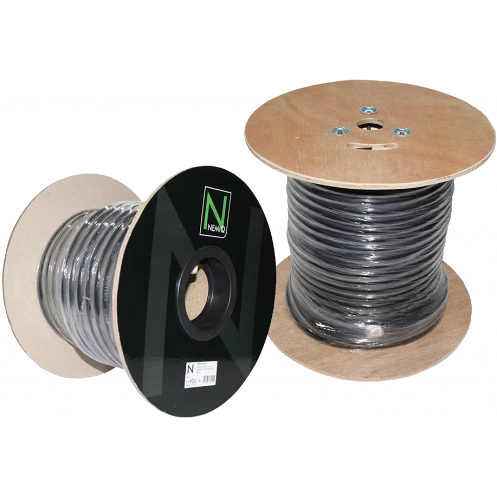 Batterikabel förtennad 10mm2 25m rulle - Svart