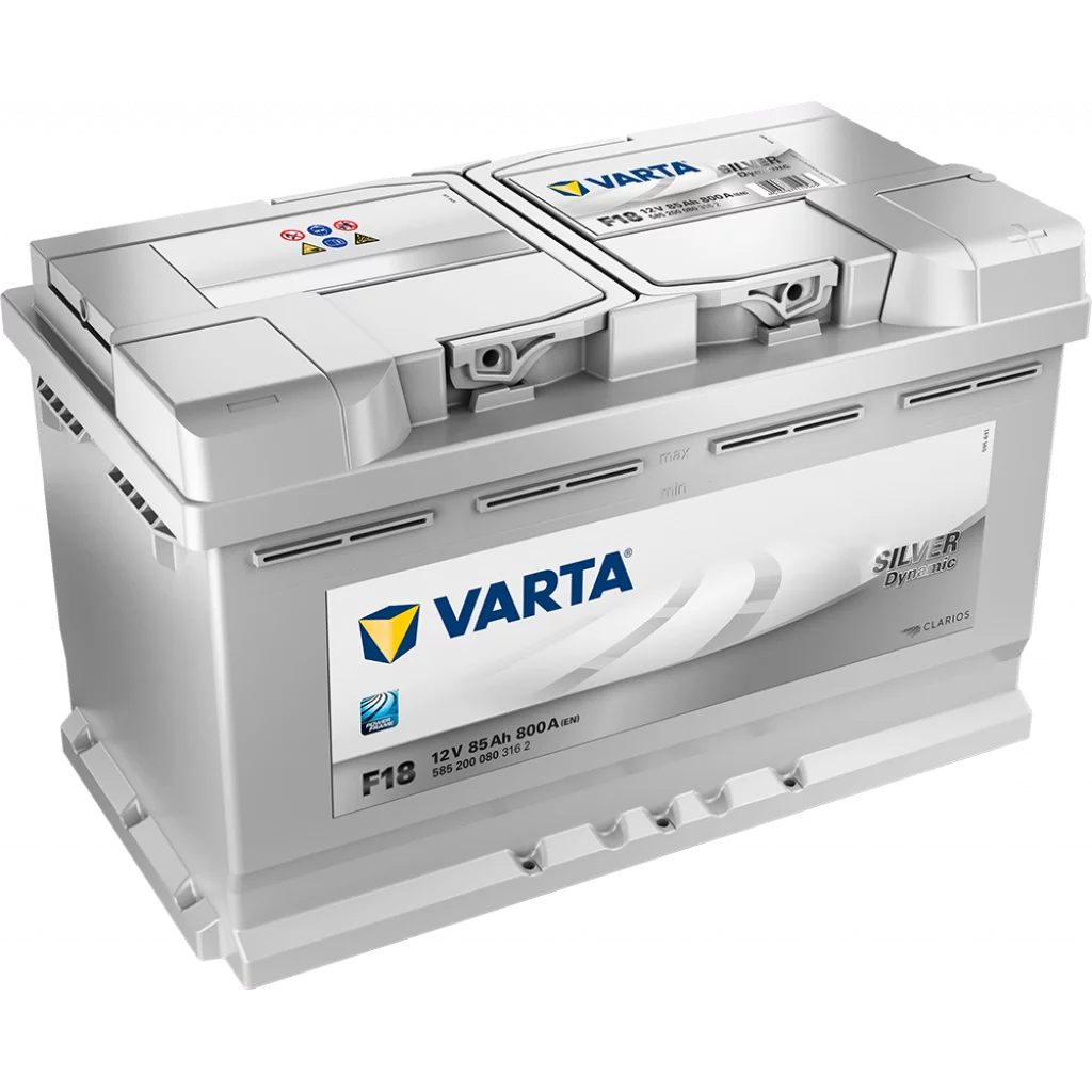 VARTA F18 Silver Dynamic Batteri 12V 85AH 800CCA (315x175x175/175mm) +höger
