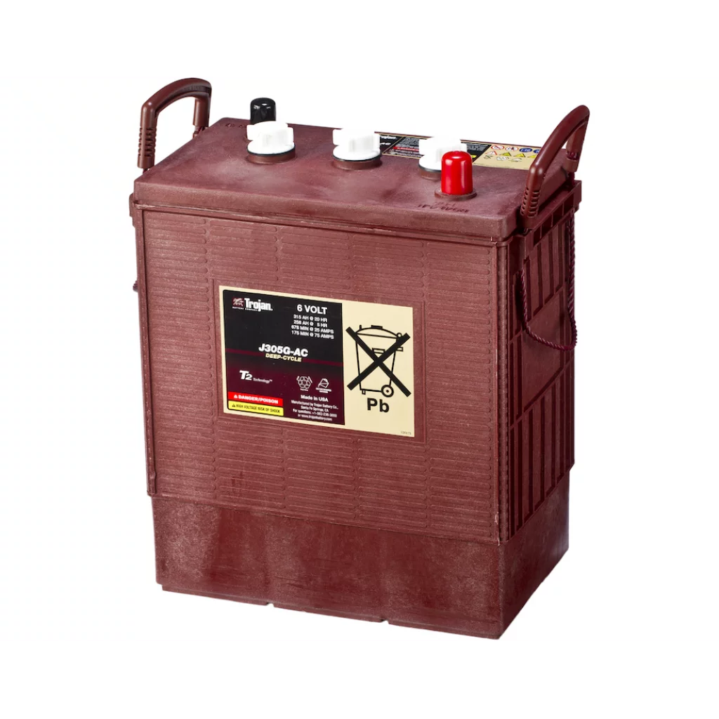 TROJAN Deep Cycle Traktionsbatteri 6V 315AH (309x174x366mm) +diagonalt