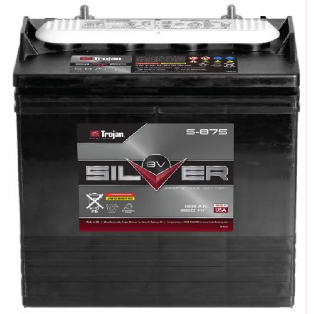 TROJAN Deep Cycle Traktionsbatteri 8V 165AH SILVER (260x180x272mm) +diagonalt