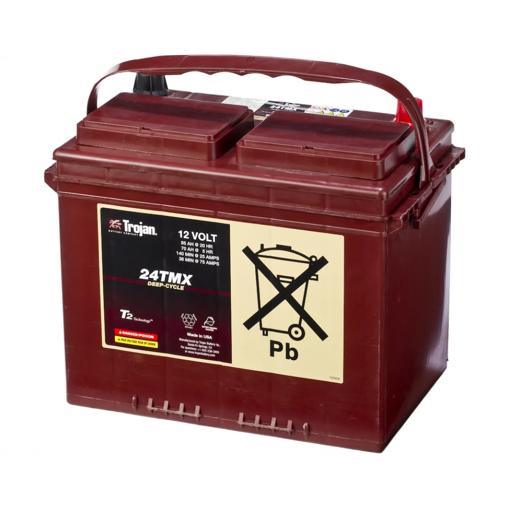 TROJAN Deep Cycle Traktionsbatteri 12V 85AH (277x168x235mm) +vänster