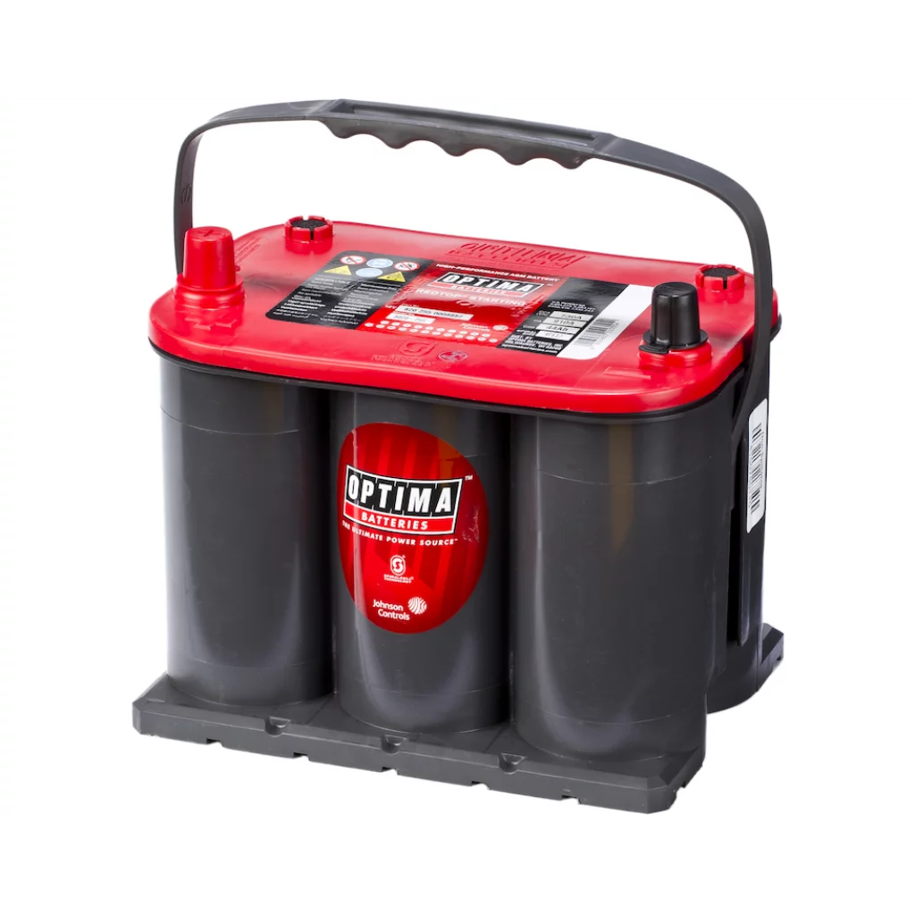 OPTIMA AGM Red Top 12V 44AH 730CCA (237x172x197mm) +venstre 8020-255