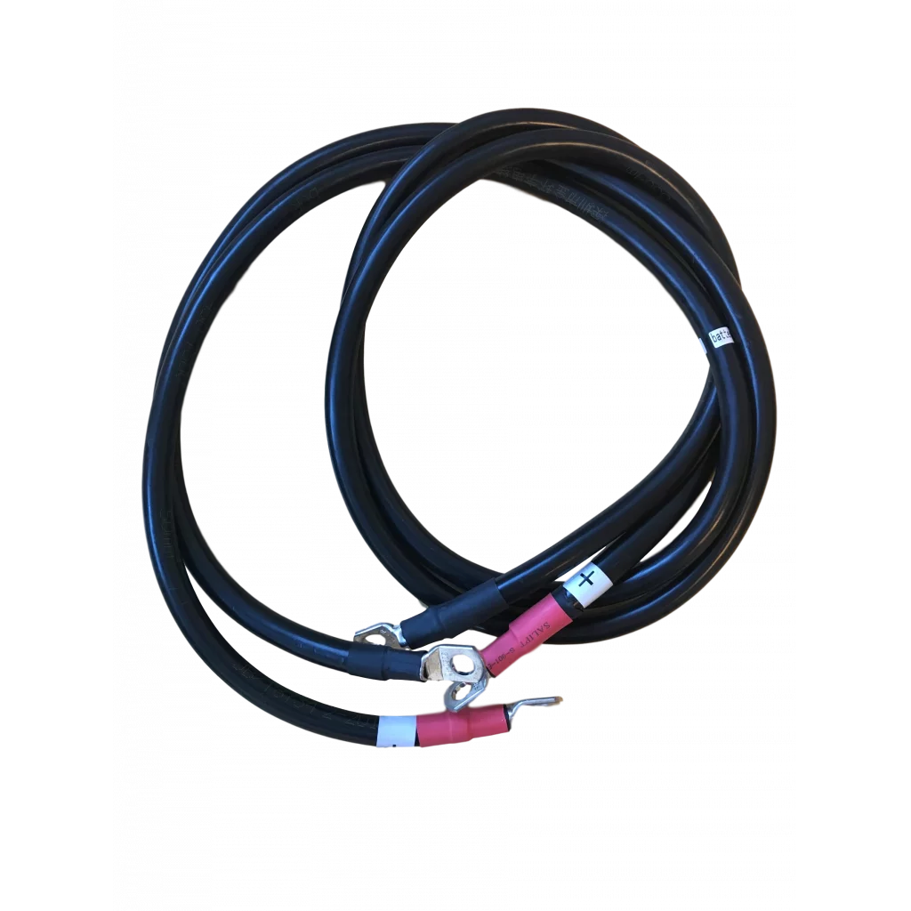 Kabel 2x50mm2 m/8mm 140CM lengde (sett til inverter)