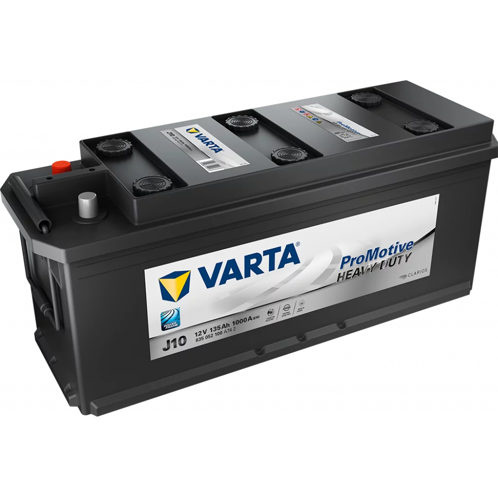 VARTA J10 Promotive Black Batteri 12V 135AH 1000CCA (514x175x190/210mm) +vänster