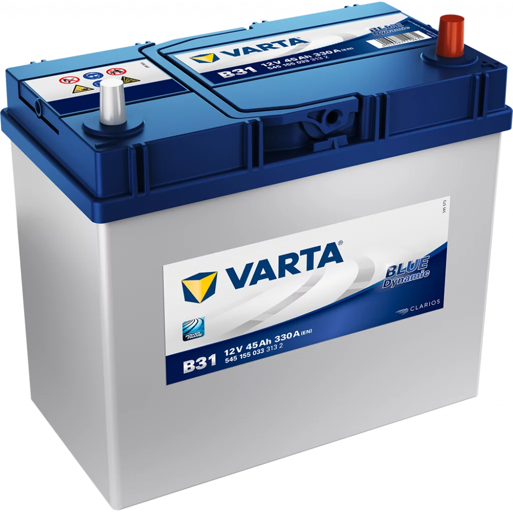 VARTA B31 Blue Dynamic Batteri 12V 45AH 330CCA (238x129x200/227mm) +höger