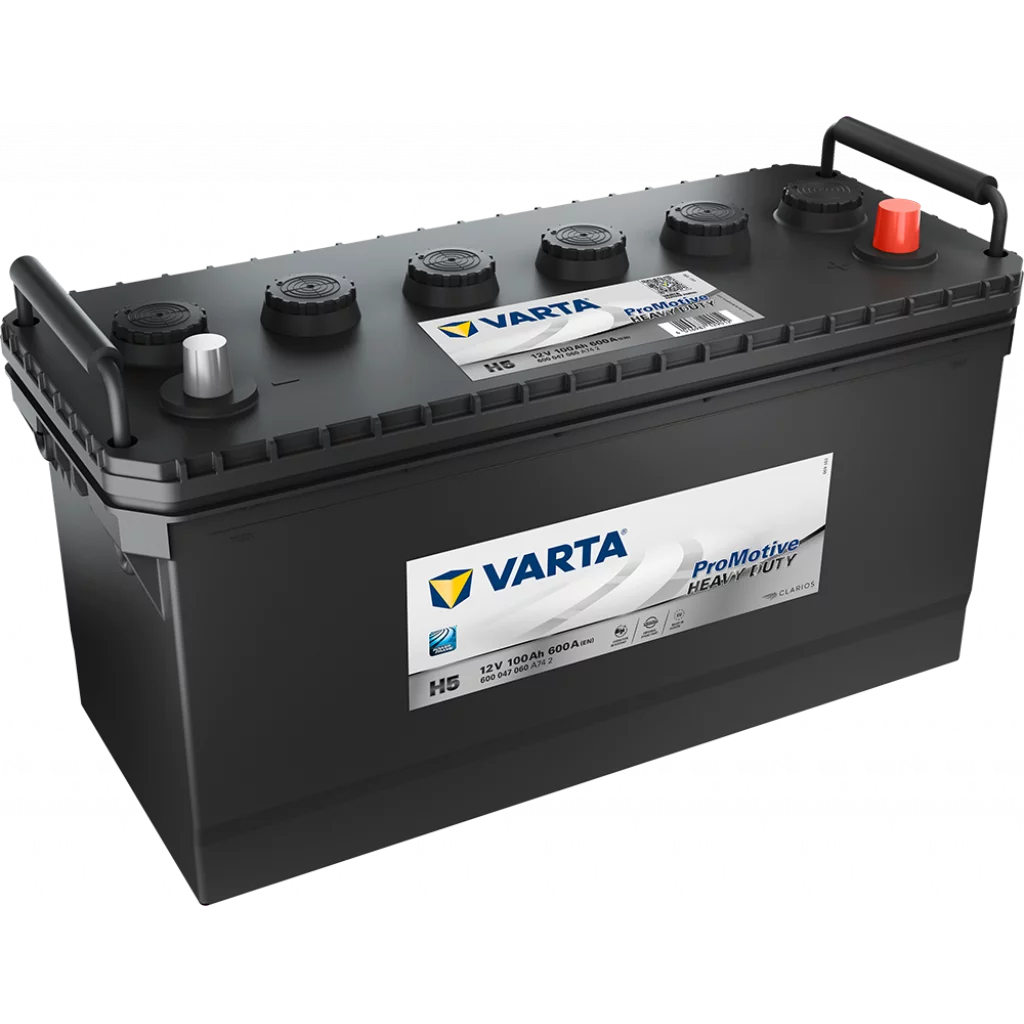 VARTA H5 Promotive HD Batteri 12V 100AH 600CCA (413x175x200/220mm) +höger