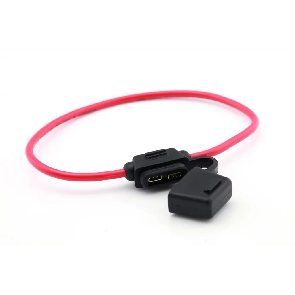 Säkringshållare med huva (till Standard bladsäkringar)