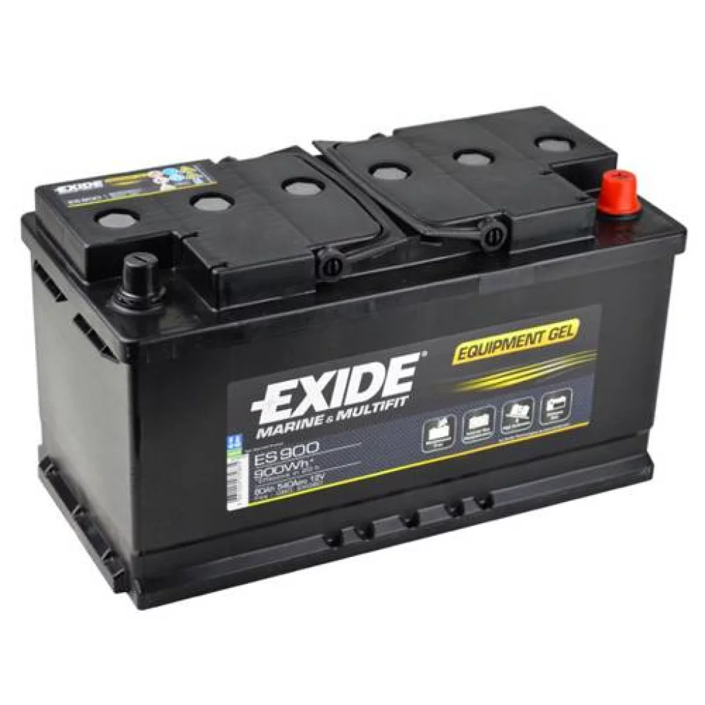 EXIDE GEL Batteri 12V 80AH (353x175x190mm) +höger